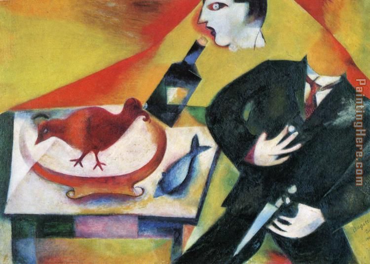 Marc Chagall The Drunkard